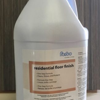 Forbo residential floor finish gallon jug
